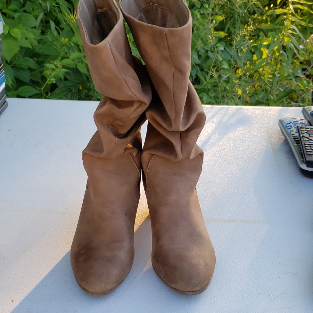 Fur Lined High Heel Boots